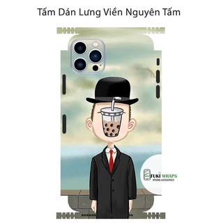 Tấm dán Skin Mặt Sau FULL VIỀN Dành Cho 13 Pro Max ,12 Pro Max ,11 Pro Max ,X , XS, XR ,XS MAX - FukiShop