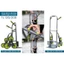Xe kéo hàng leo cầu thang 6 bánh rút gọn 120kg nhập khẩu ADVINDEQ TL-120/200, xe kéo lên xuống cầu thang đa năng