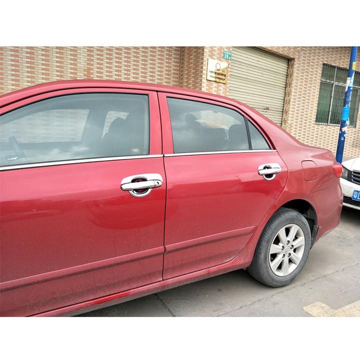 Ốp tay nắm , hõm cửa xe Toyota Altis đời 2003 - 2013 Mạ Crom Cao Cấp