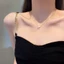 Dây chuyền titan nữ mặt hình nơ xinh xắn phong cách thời trang ngọt ngào