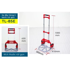 Xe kéo hàng 2 bánh gấp gọn 85kg nhập khẩu Advindeq TL-85E, xe đẩy hàng xếp gọn 2 bánh đa năng-bảo hành 12 tháng