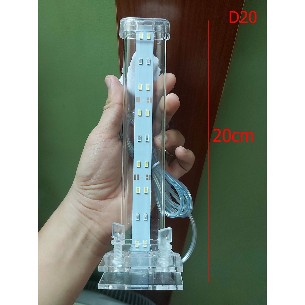 Đèn led kẹp bể cá D20 D30 Có công tắc tắt bật | Shopee Việt Nam