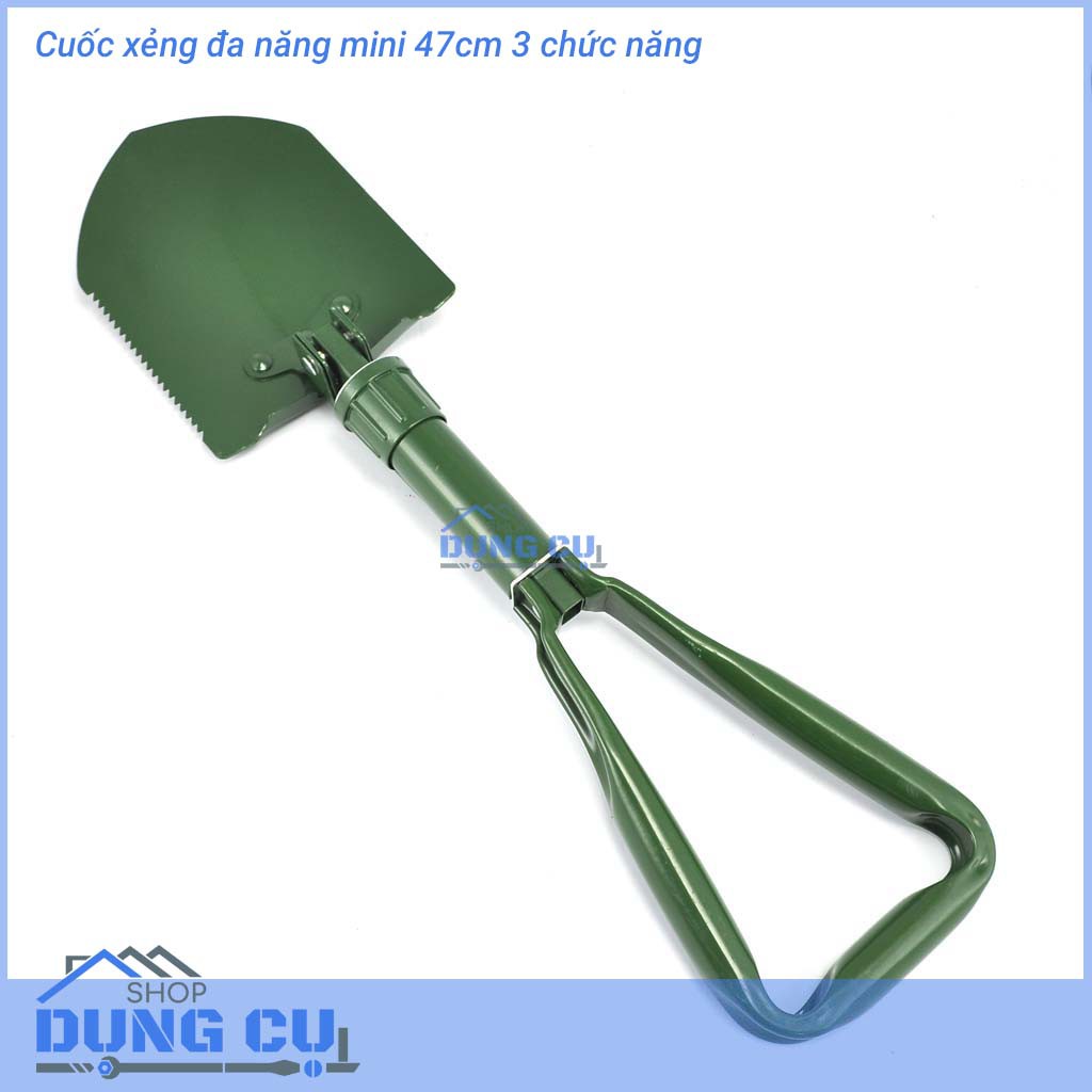 Cuốc xẻng đa năng mini 47cm 3 chức năng | Shopee Việt Nam