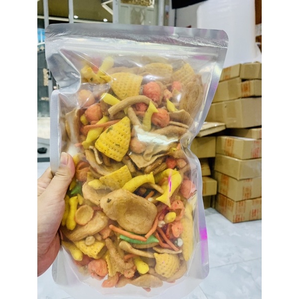 Snack tá lả túi 500g mix nhiều vị