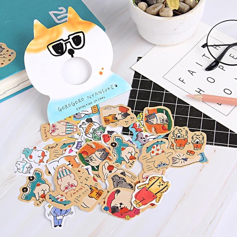 [MẪU MỚI] Set sticker chó INU SHIBA cắt sẵn dễ thương | Shopee Việt Nam
