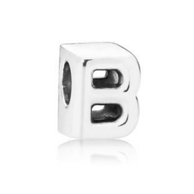 Hạt Xâu Chuỗi 26 Chữ Cái Tiếng Anh Màu Sắc Bạc Làm Trang Sức Diy