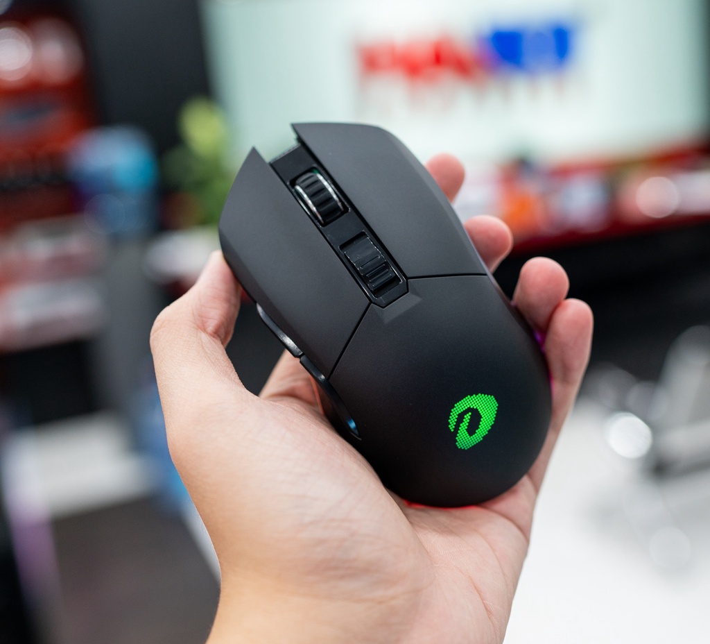 Mô tả Chuột không dây Gaming Dareu EM901 Black - Wireless (pin sạc trong) - 1
