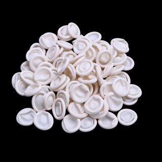 100pcs Disposable Latex Rubber Finger Cots Sets Fingertips Protector Gloves