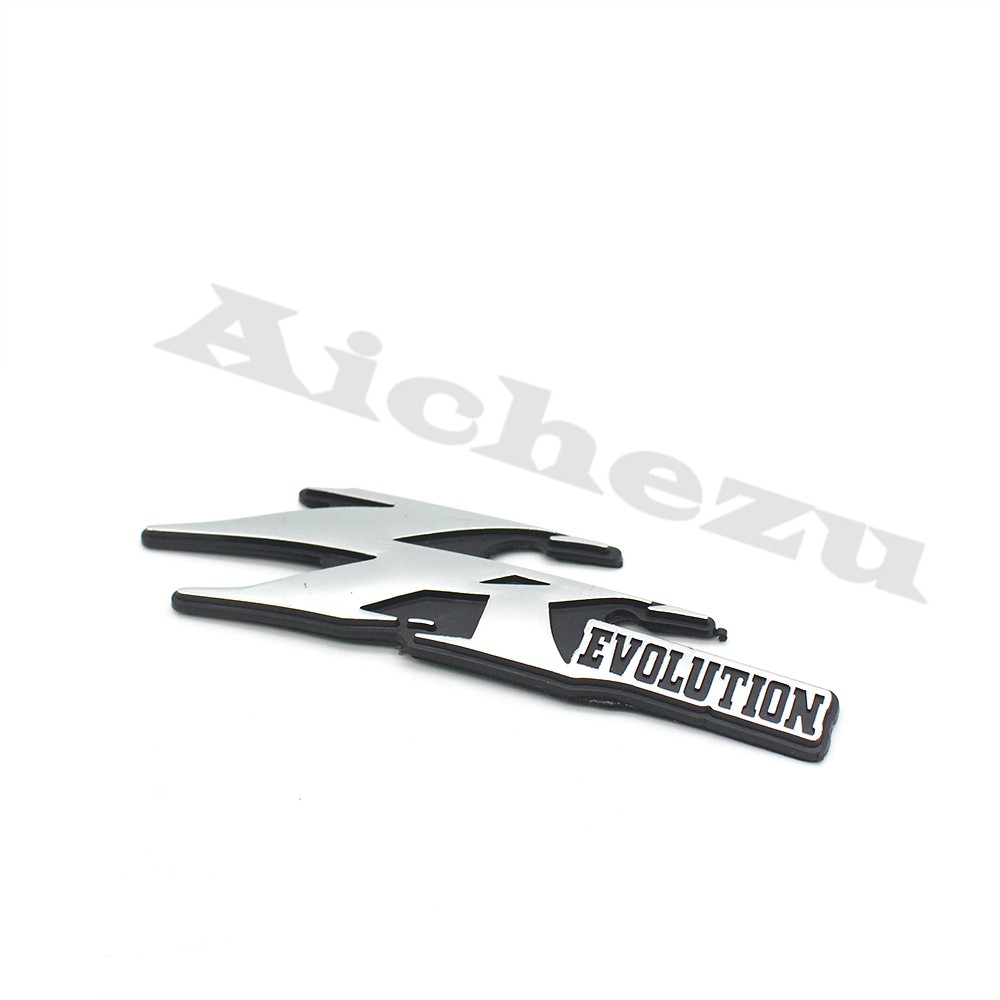 Acz Xe Máy 3D Stereo Dán Đề Can Xe Tay Ga Thân Fairing Xanh Dương / Chrome Miếng Dán Cho Yamaha JOG ZR Evolution