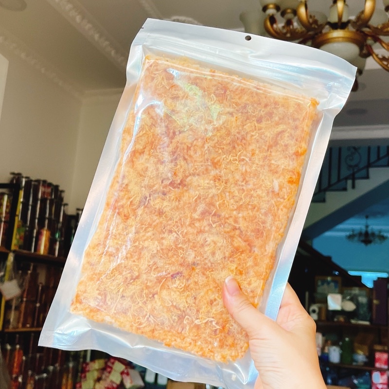 Cơm Cháy XìKe Phủ Ruốc Muối Tôm Hành Phi siêu ngon 200G