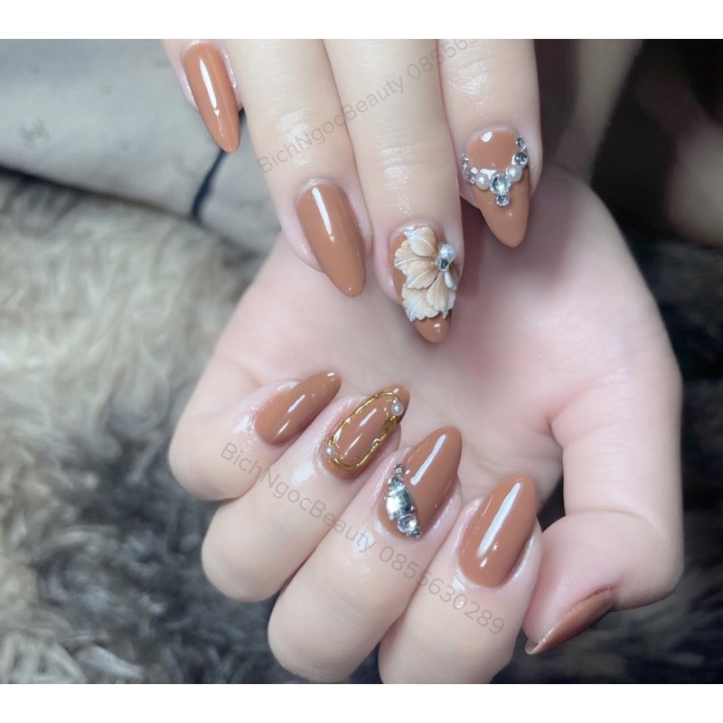 Hoa bột trang trí nail mẫu 7-12