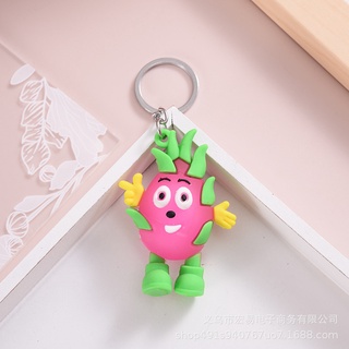 3 Móc Khóa Cậu Bé Hoa Quả Mặt Cười - Vpp Thỏ Hồng - Thỏ Hồng VPP