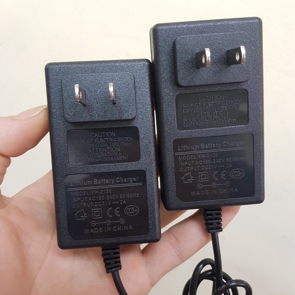 Sạc pin 5s 21v 2A tự ngắt khi đầy có đèn báo dùng cho pin lithium Li ...