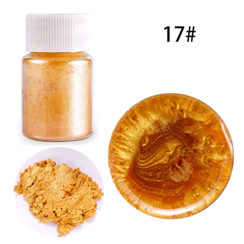 ...Bột mica 21 màu - dùng để tô son bóng, xà phòng và nhuộm epoxy DIY...