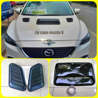 Ốp capo thể thao Mazda 6 Combo 2 món ốp capo giá rẻ