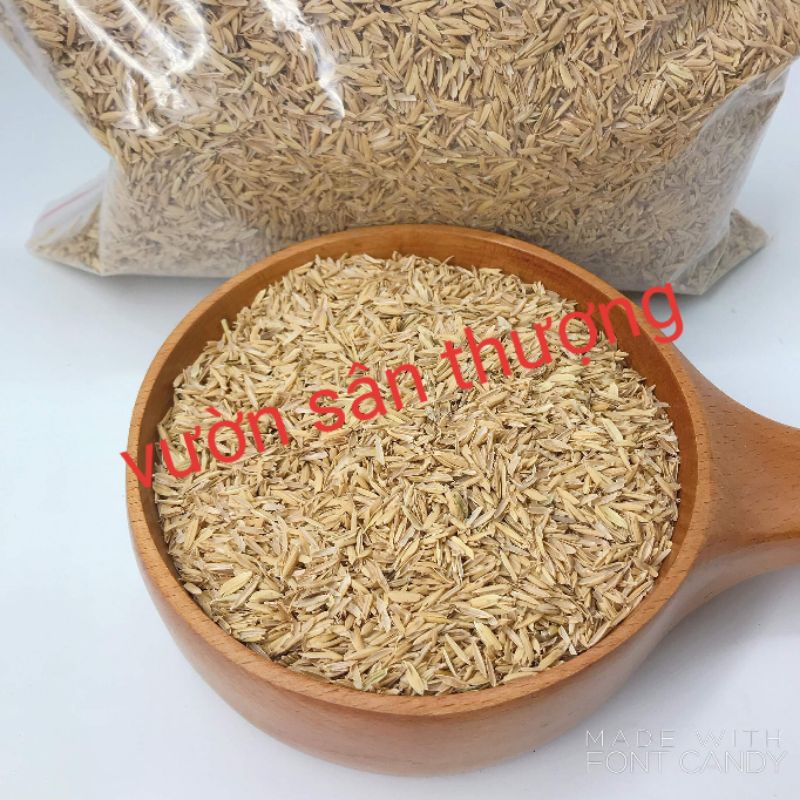 500g Trấu Trộn Đất Trồng Cây, Che Phủ Cây Con, Lót Chuồng, Chậu Trồng Cây, Tạo Độ Thông Thoáng