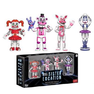 Bộ đồ chơi 4 mô hình nhân vật Five Night At Freddy's FNAF bằng PVC