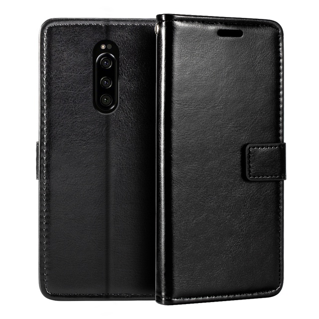 Ốp Lưng Da Nắp Gập Cho Điện Thoại Sony Xperia 1 SO-03 Xperia1