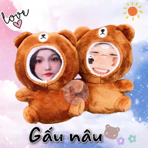 GẤU IN ẢNH CUTE ( ĐÃ BAO GỒM ẢNH IN ) - Quà tặng tình yêu , bạn bè , người thân trong các dịp quan trọng kỷ niệm