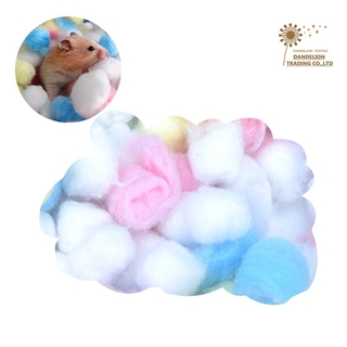 Bộ 100 Tấm Trải Giường Ngủ Cho Chuột Hamster Bằng Vải cotton Họa Tiết Hoa Bồ Công Anh Dễ Thương