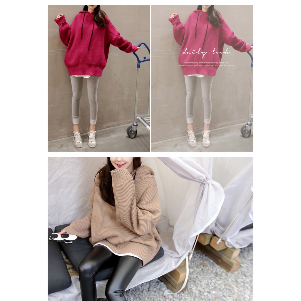 ÁO HOODIE LEN OVER SIZE SIÊU HOT MÙA LẠNH CUỐI NĂM NHÉ