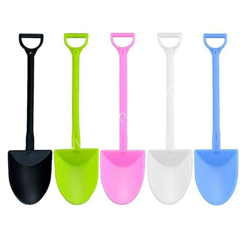 1 Cái Muỗng Nhựa Mini 12 cm, Dùng Xúc Đất Trồng Sen Đá, Xương Rồng, Tiểu Cảnh Nhỏ Màu Ngẫu Nhiên