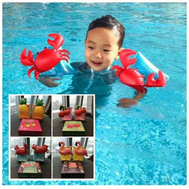 Combo 2 chiếc Phao bơi đeo tay hình thú ngộ nghĩnh cho bé