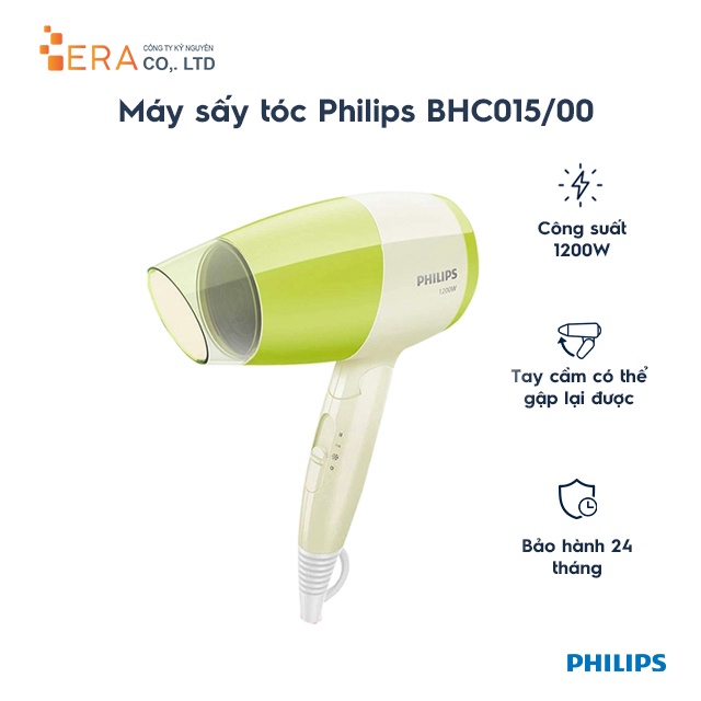 Ảnh Máy sấy tóc Philips BHC015/00 1200W - Hàng chính hãng 1