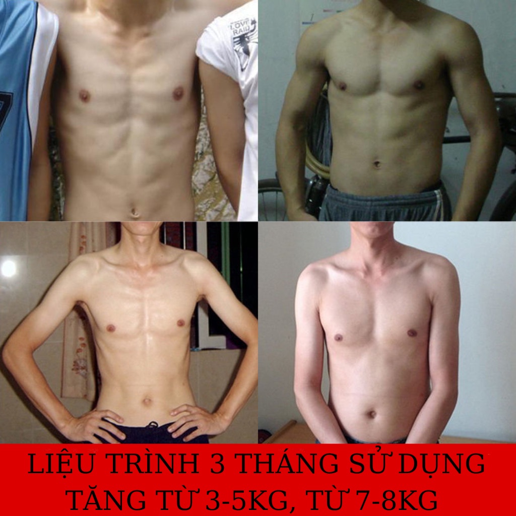 Trà túi lọc hỗ trợ tăng cân tăng cơ Calen không tích nước, không phù nề, hiệu quả sau 1 tháng sử dụng bịch 30 lọc