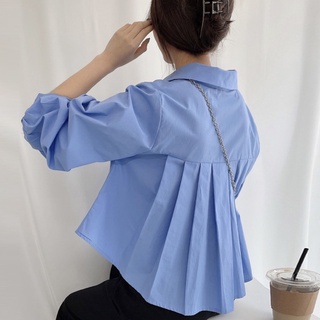 Áo sơ mi dài tay thời trang Hàn Quốc dành cho nữ