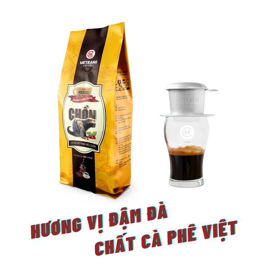 Ảnh Cà phê Chồn Mê Trang - Túi hạt rang 500g 3