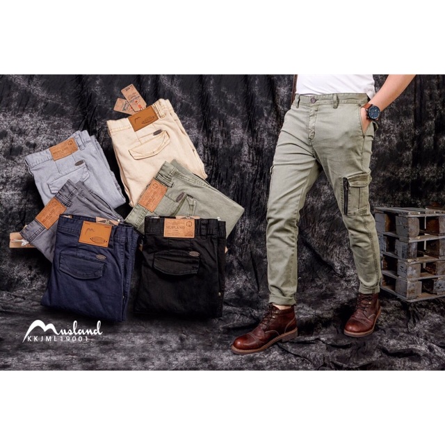 Quần denim túi hộp Musland | Shopee Việt Nam