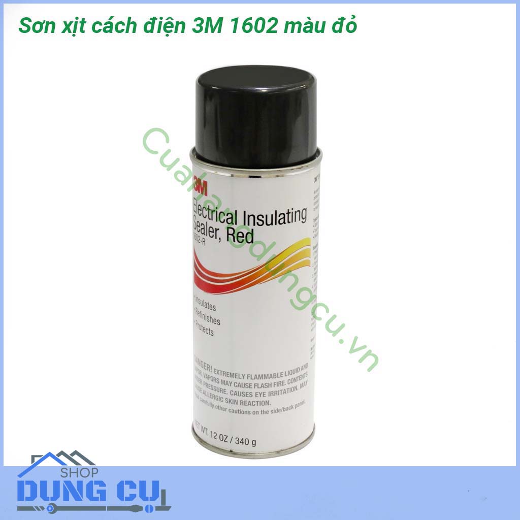 Sơn xịt cách điện 3M 1602 màu đỏ | Shopee Việt Nam