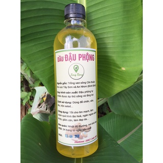 Dầu Đậu Phộng (Dầu Lạc) Thuần Chủng 500ml - Đậu Phộng Ta Thơm và Giàu Dinh Dưỡng
