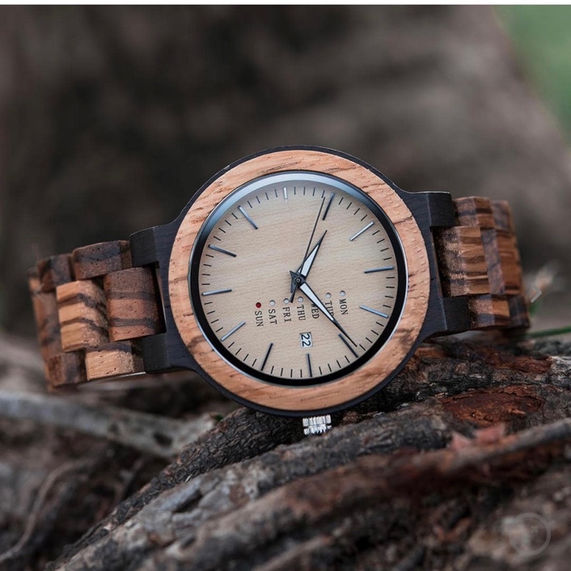 Đồng hồ đeo tay nam vỏ gỗ WoodWatch GO26