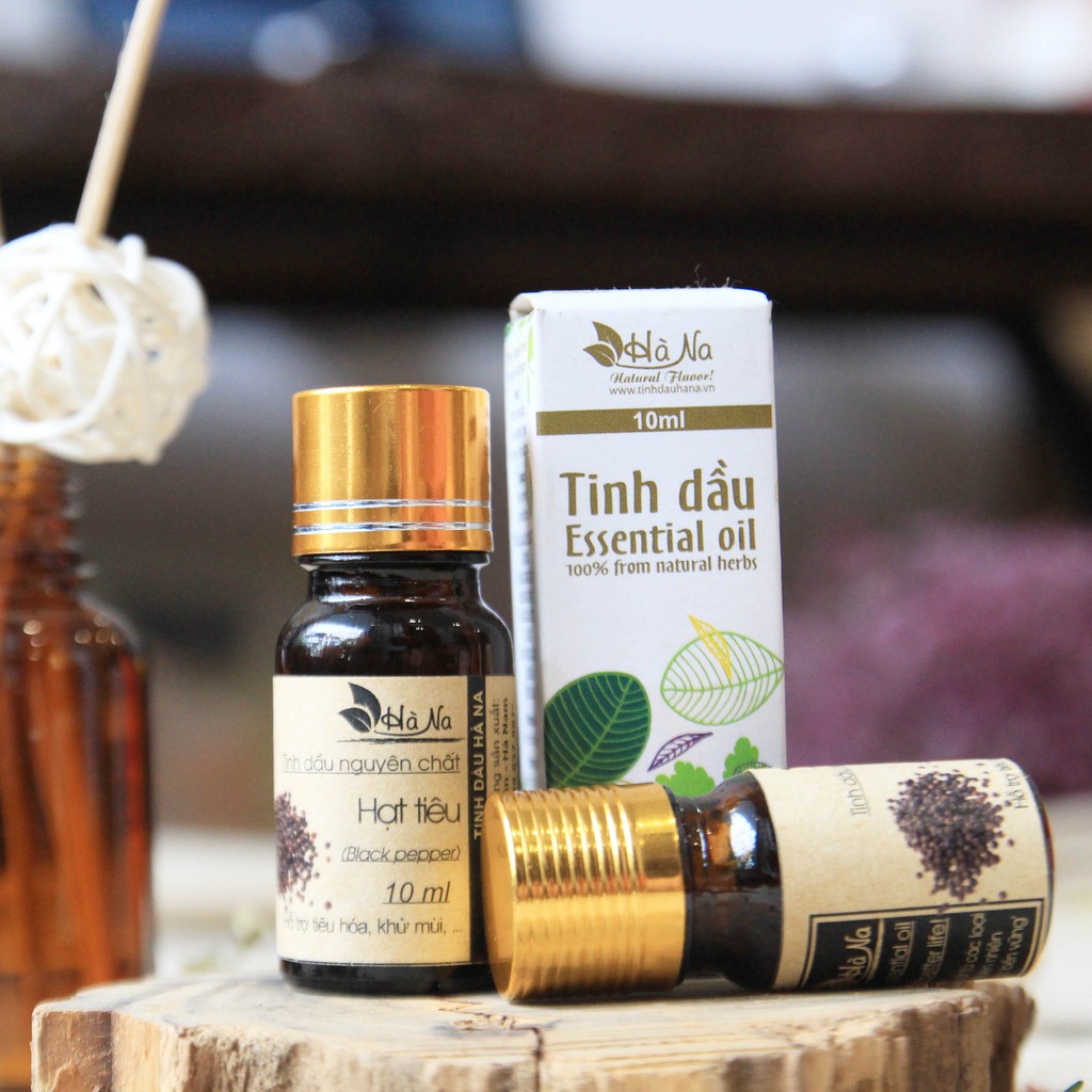 Tinh dầu Hạt Tiêu - Black Pepper essential oil - Tinh Dầu Hà Na - Mix nước hoa, khử mùi