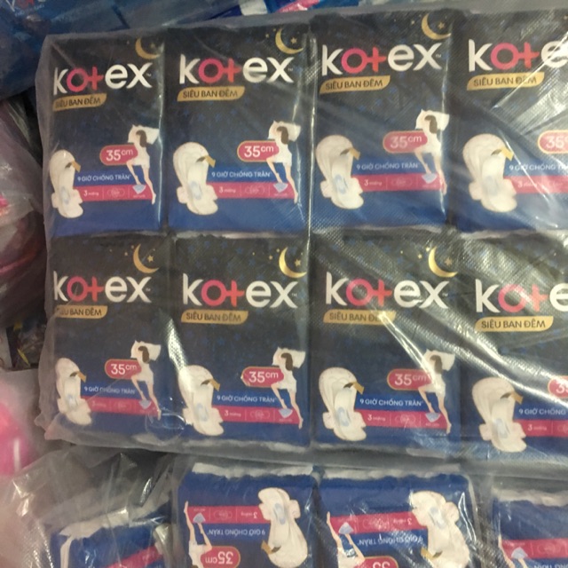 Băng vệ sinh Kotex Style ban đêm 3 miếng x 35cm