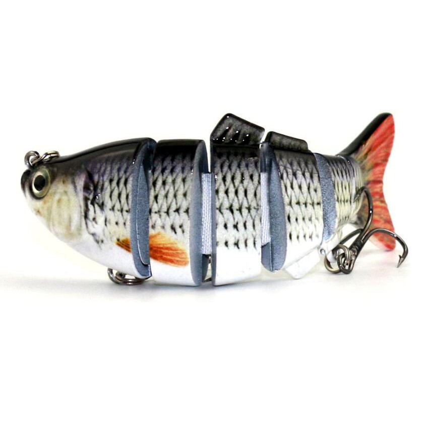 Gewang Lampam Killer Siakap Kerapu Swimbait Pancing Jig Móc Đá Dụ Câu Cá