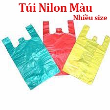Túi Nilon 2 quai màu 500gr [Nhiều size] | Shopee Việt Nam