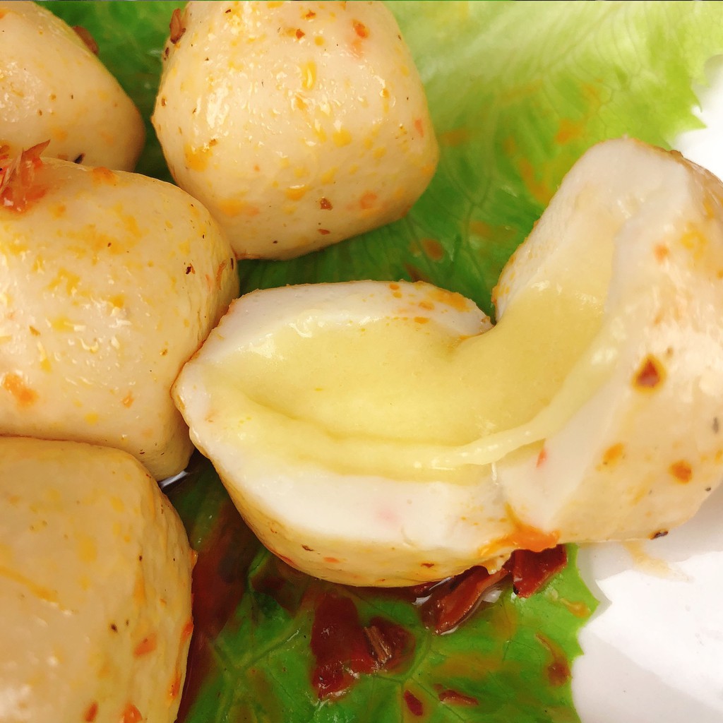 CB Bánh Bao Hải Sản Cá Viên Nhân Phô Mai Malaysia Thả Lẩu
