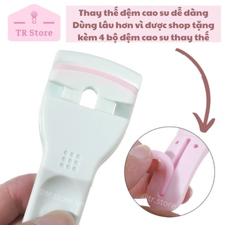 Set 2 bấm mi 2 kích thước Malian tặng kèm mút bấm mi