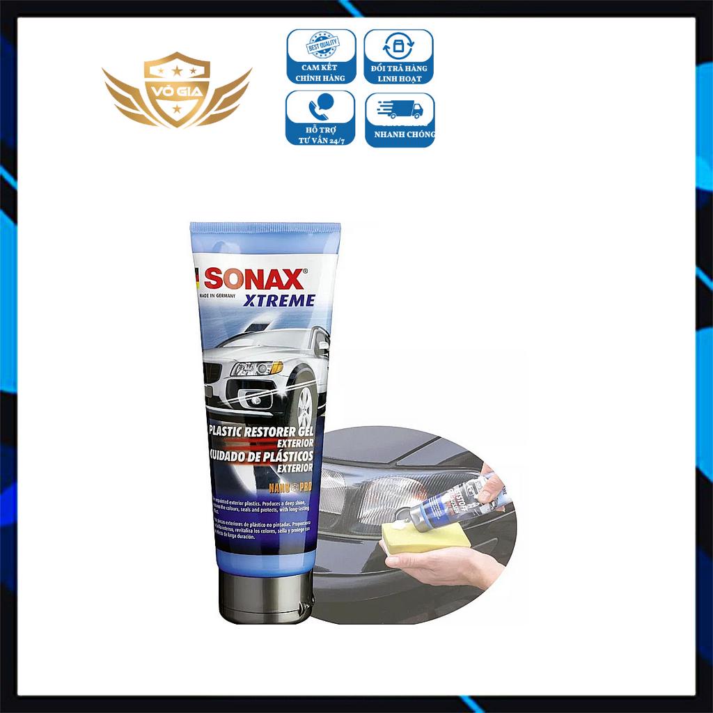 Sonax Xtreme Plastic Restorer 210141 Phục Hồi Nhựa nhám Gel 250ml Nano Bảo  Dưỡng dán nhữa nhám xe