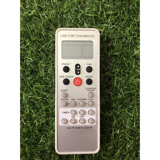 ĐIỀU KHIỂN ĐIỀU HÒA TOSHIBA WC-L03SE loại 1 nút đỏ-Tặng kèm pin - REMOTE Toshiba WC-L03Se