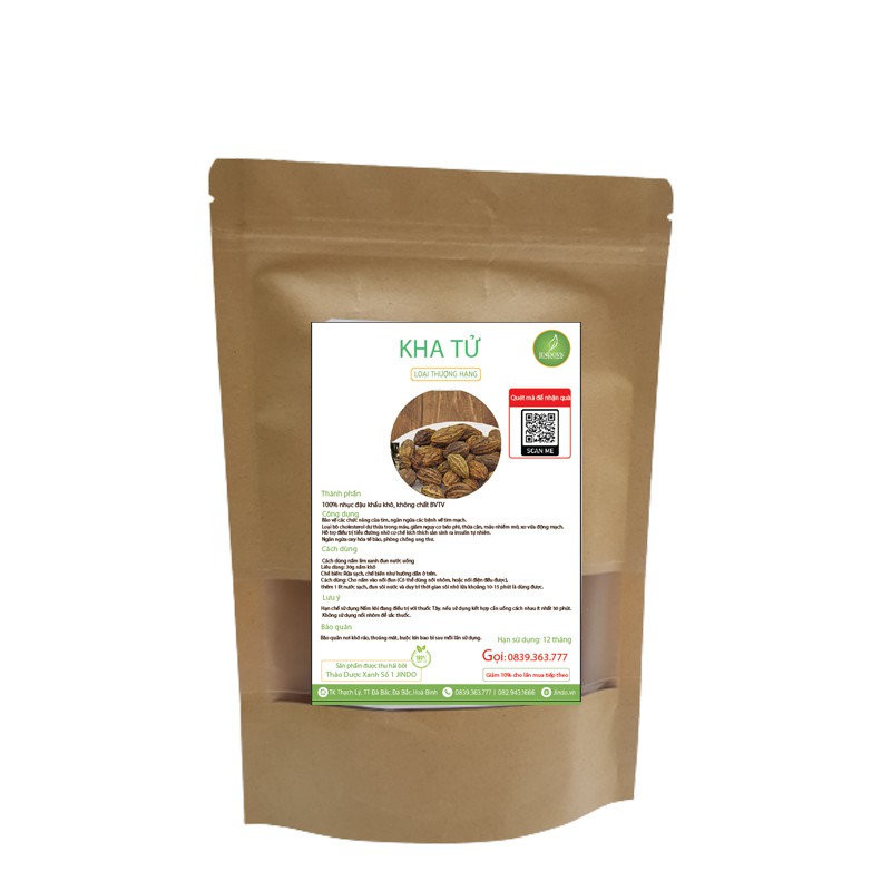 Kha tử khô thượng hạng JINDO 1kg