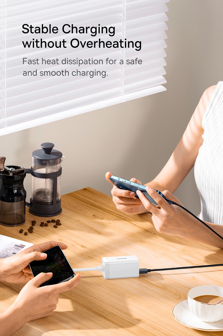 Mô tả Dây cáp sạc BASEUS 2.4A cao cấp thích hợp cho Phone - 2