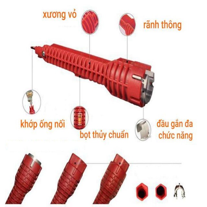 Cờ lê đa năng vặn dây cấp nước ❤️FREESHIP❤️ Dụng Cụ Tháo Lắp Vòi Nước Phiên Bản Mới