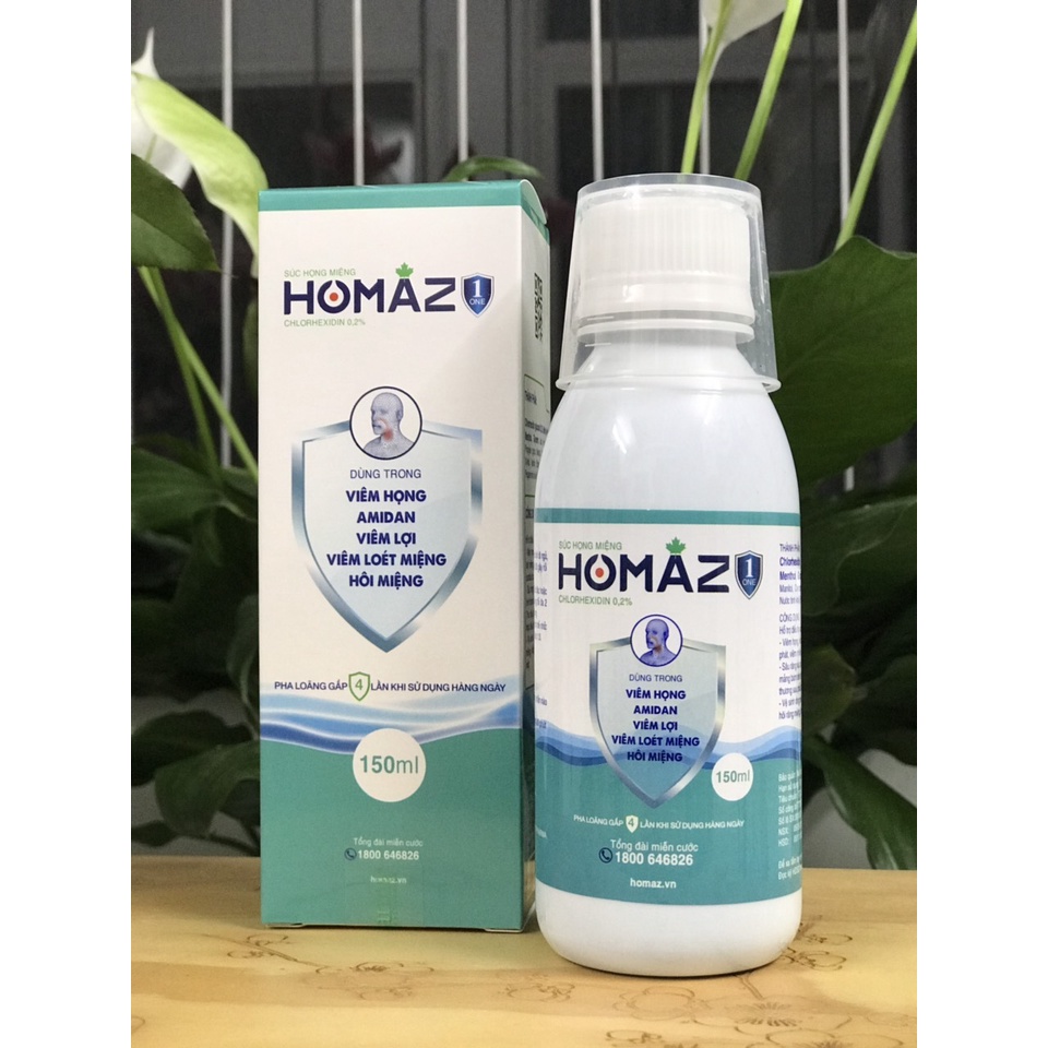 Nước Súc Miệng Kháng Khuẩn- Homaz | Shopee Việt Nam