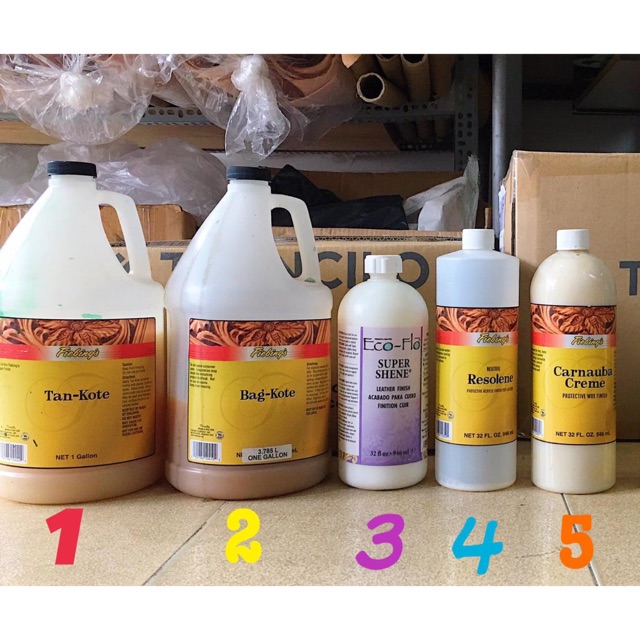 [Fiebing Mỹ] Chốt màu Resolene Tan Kote Bag Kote Super Shene Dành