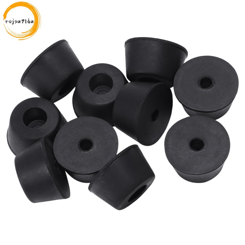 10 chiếc 21 x 12 mm hình nón lõm chân đệm cao su Chất liệu: cao su