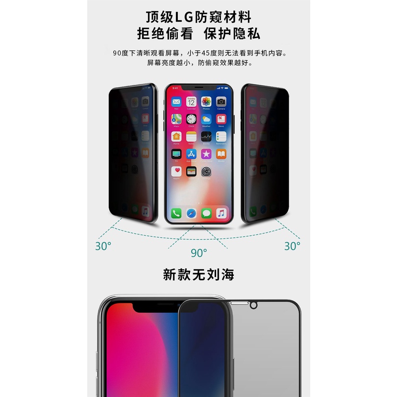 Ảnh Kính Privacy WEKOME 4D KINGKONG WTP-012 chống nhìn trộm, hiển thị sắc nét plus 11 12 13 14 15 16 pro plus promax Xs Xr 3